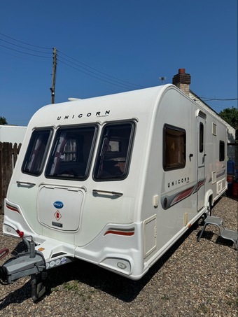 Bailey Unicorn Almeria, 4 berth, (2011) Used - Average condition for age Touring Caravan for sale