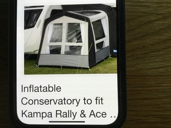Kampa inflatable pro conservatory 
